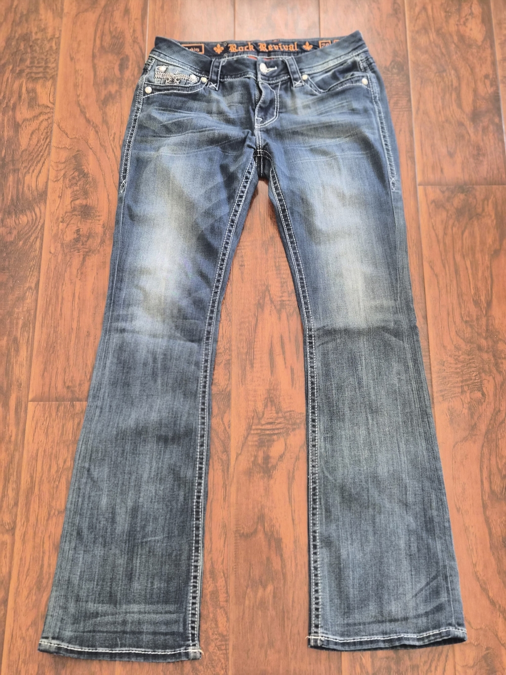 Rock Revival Women's Bootcut Jeans - Faded Blue